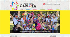 Desktop Screenshot of mundodacarlota.com
