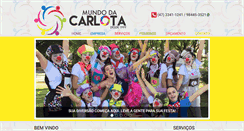 Desktop Screenshot of mundodacarlota.com.br